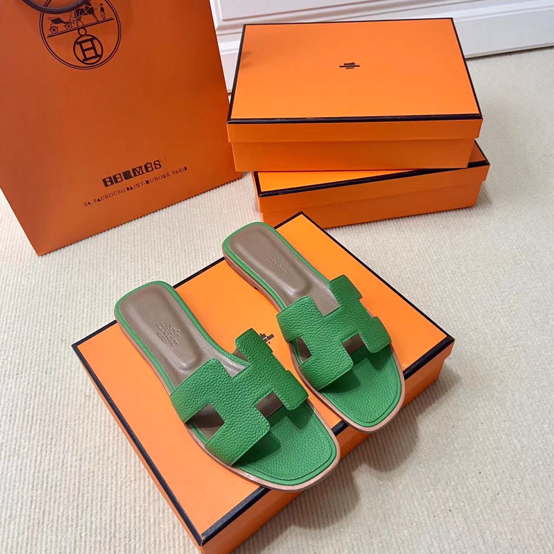 에르메스 올수공 오란 슬리퍼 샌들 앱송 75